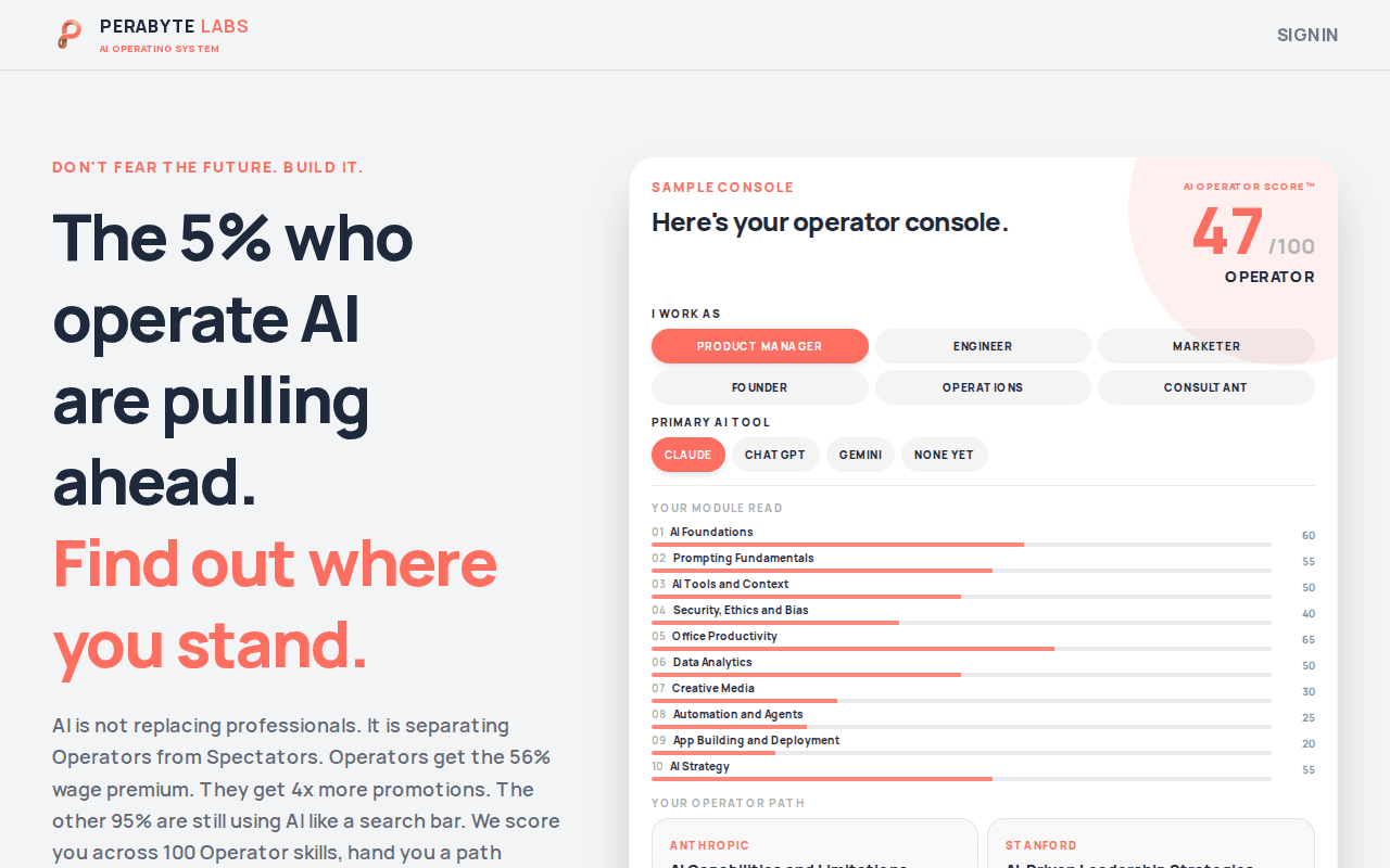 PeraByte Labs AI Operating System