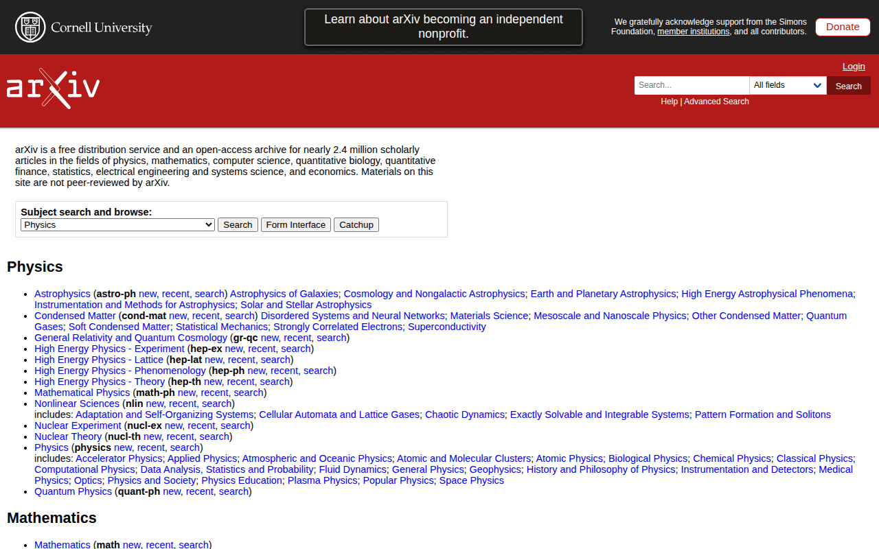 Arxiv