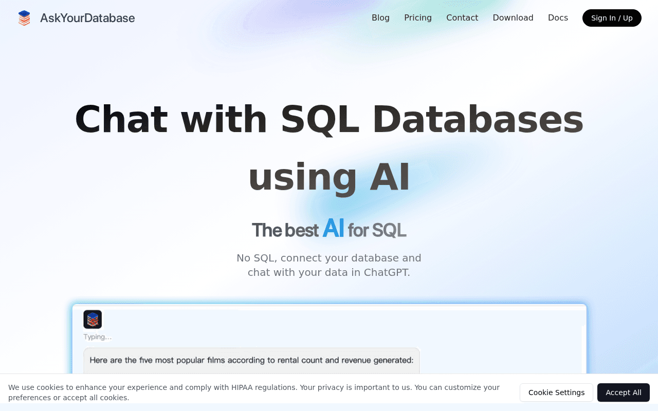 AskYourDatabase AI