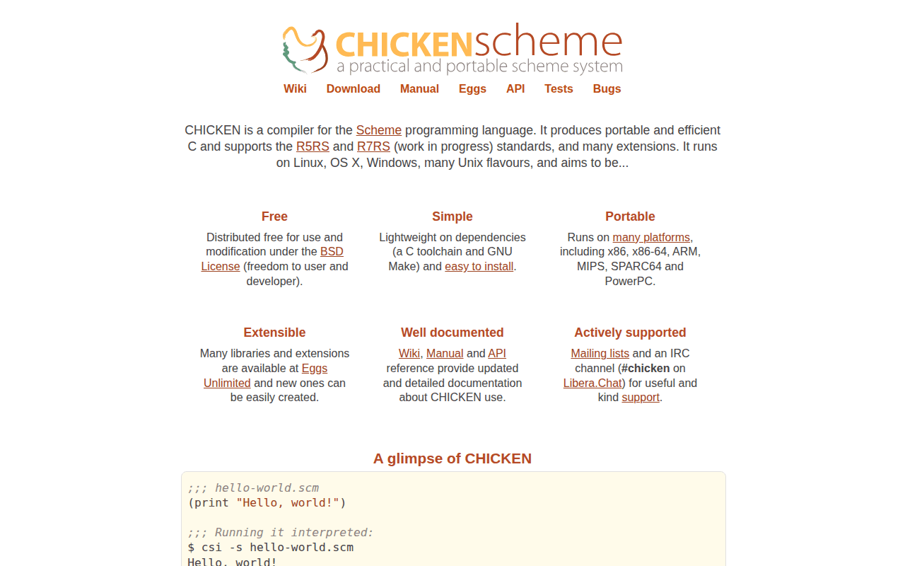 CHICKEN Scheme