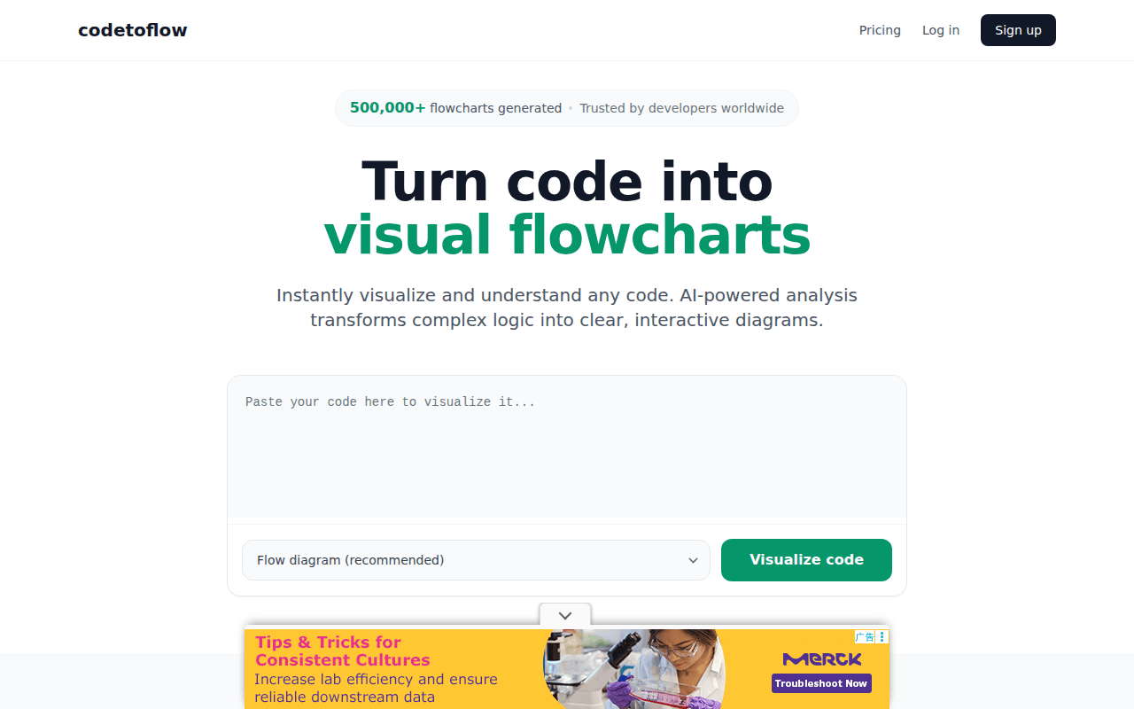 Code to Flowchart