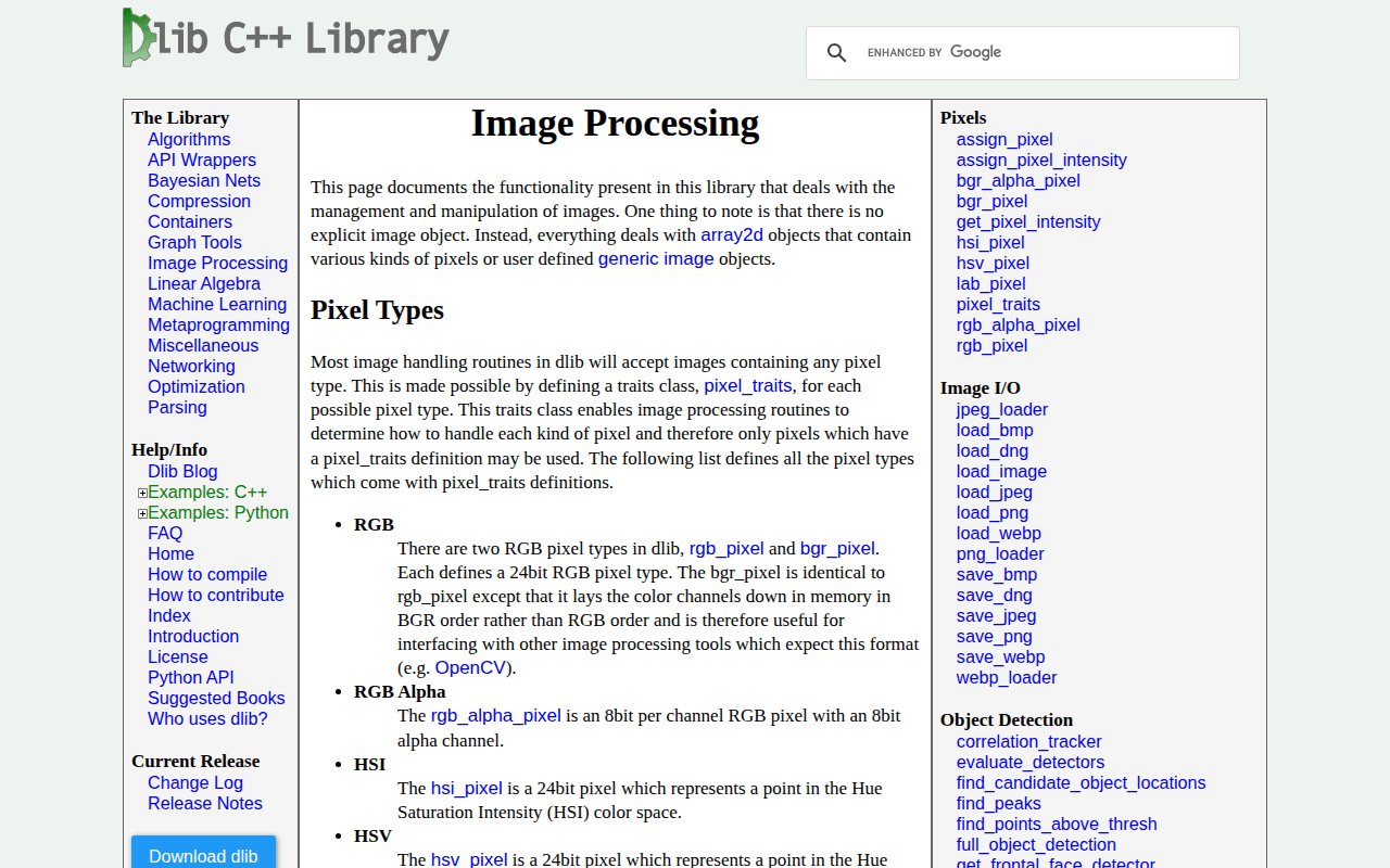 dlib C++ Library - Image Processing
