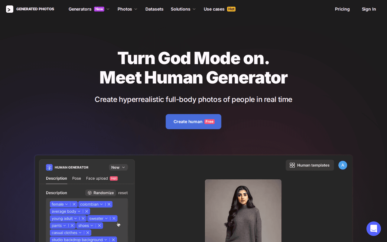 AI Human Generator