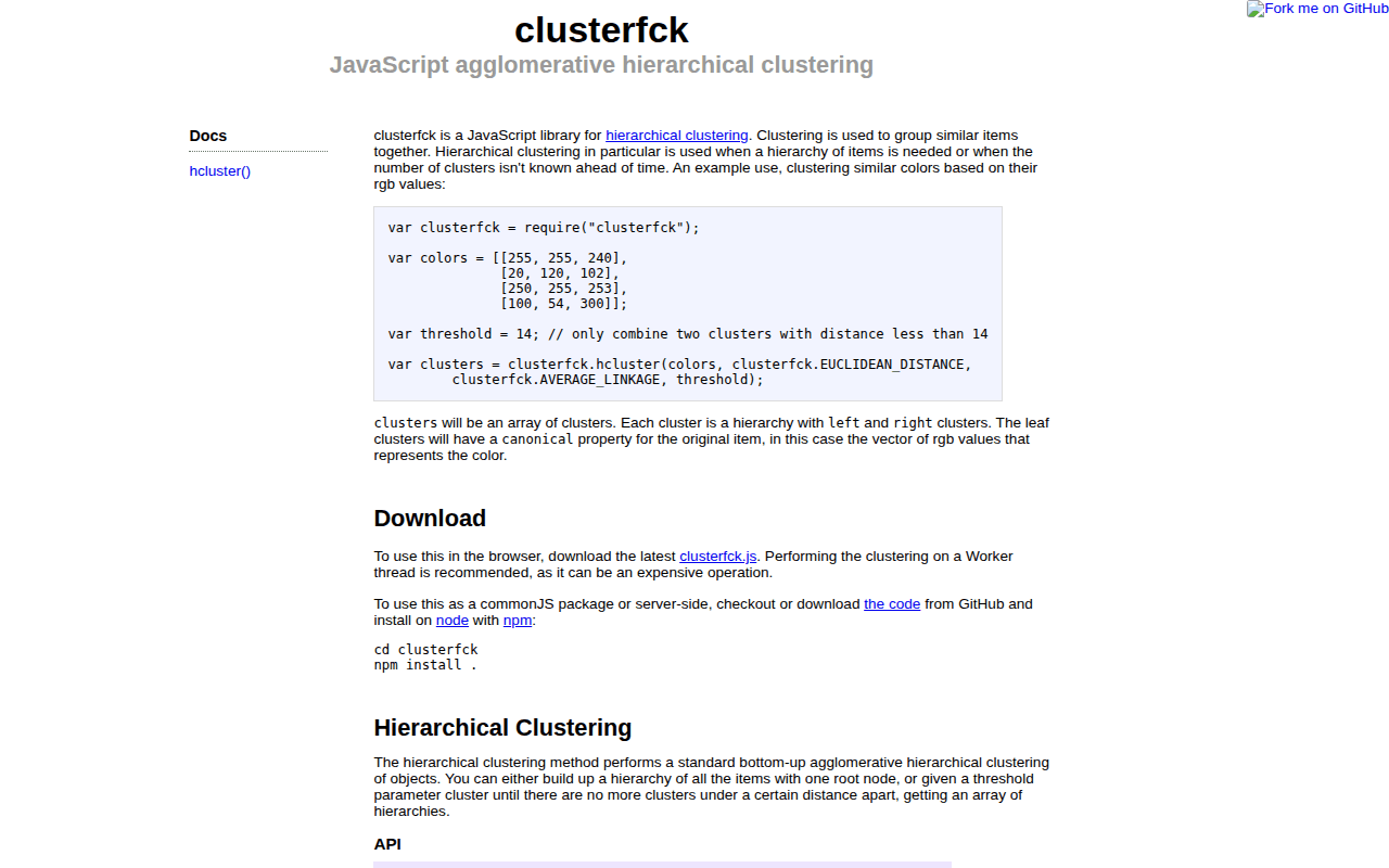 clusterfck