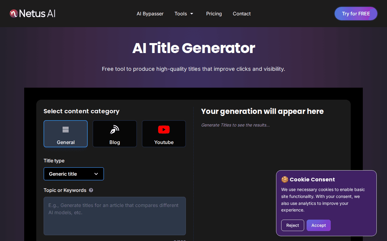 AI Title Generator