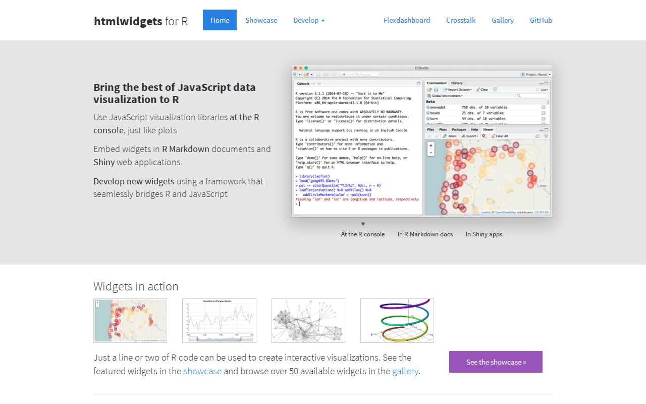 htmlwidgets for R