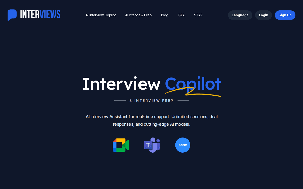 AI Interview Copilot & Interview Prep