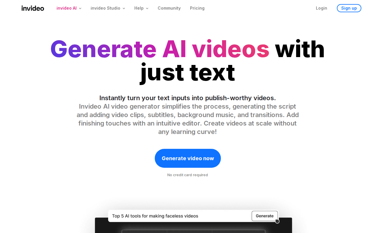 invideo AI