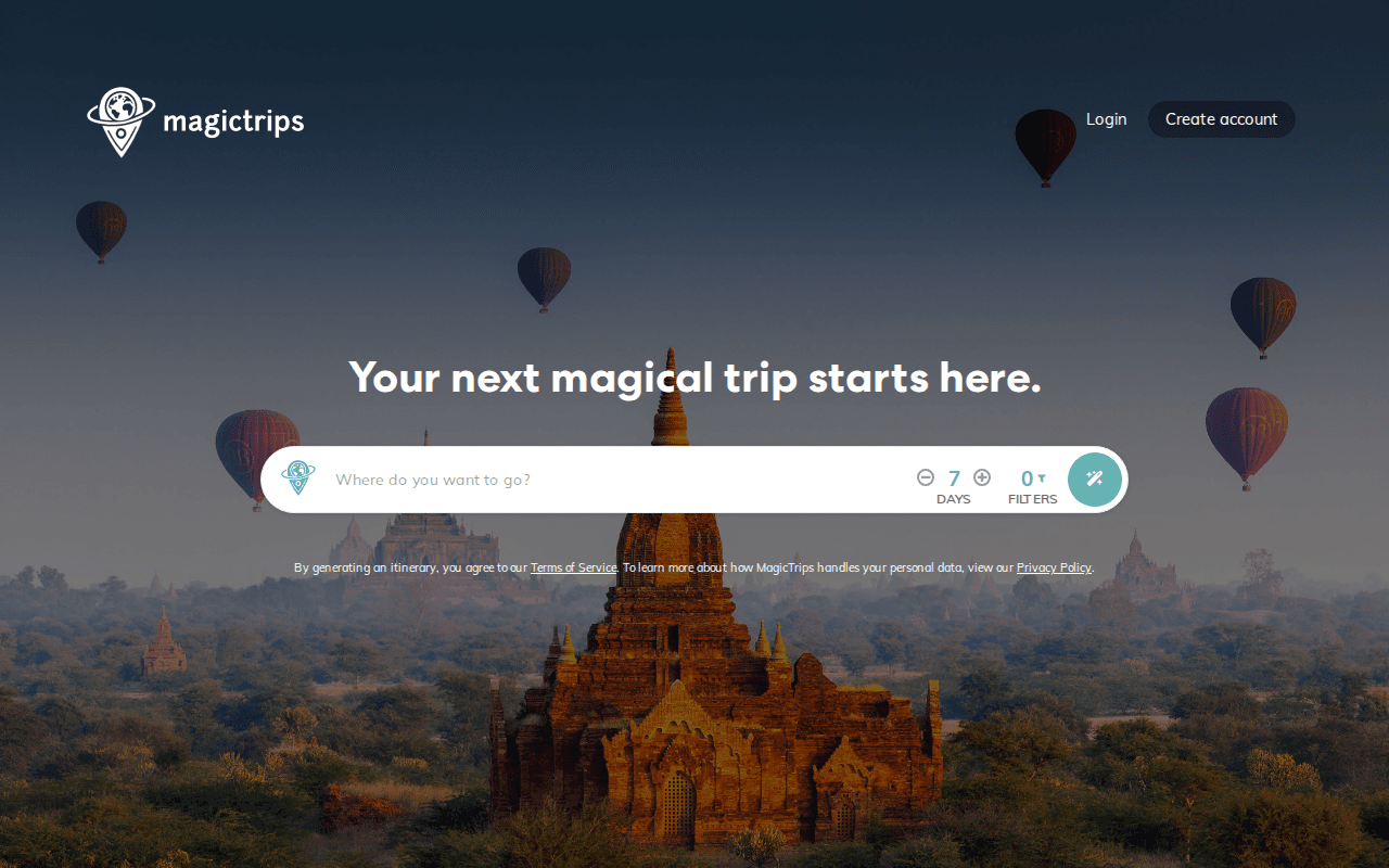 MagicTrips AI Itinerary Generator
