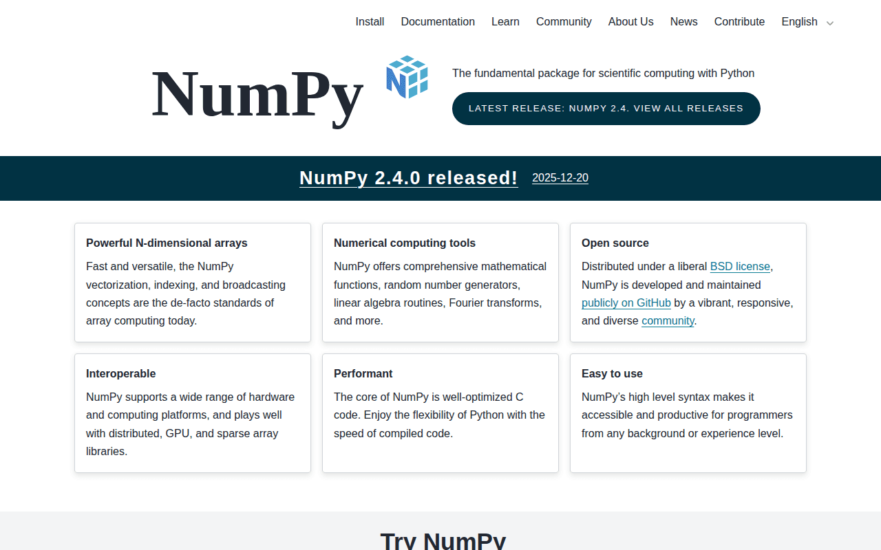 NumPy