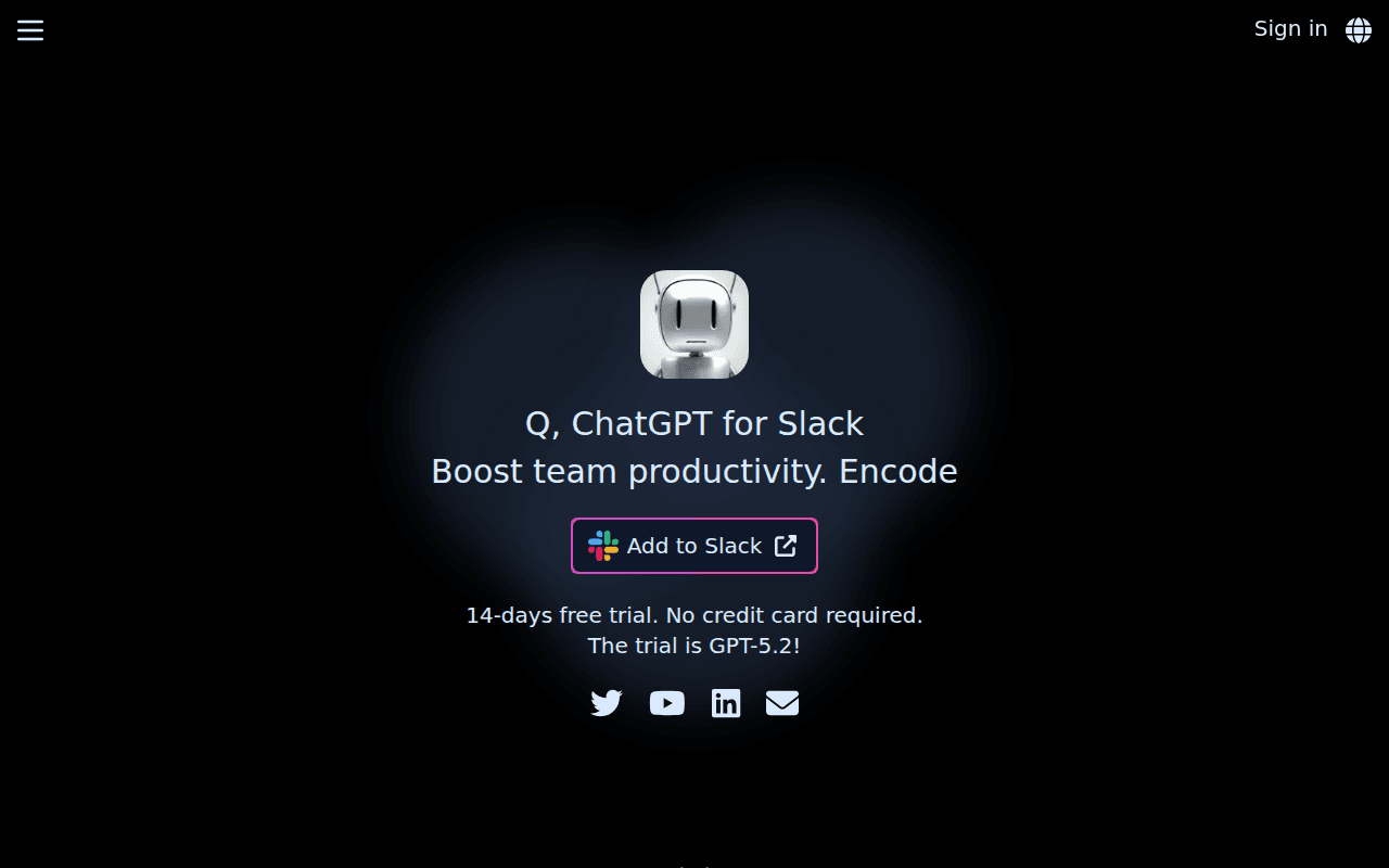 Q, ChatGPT for Slack