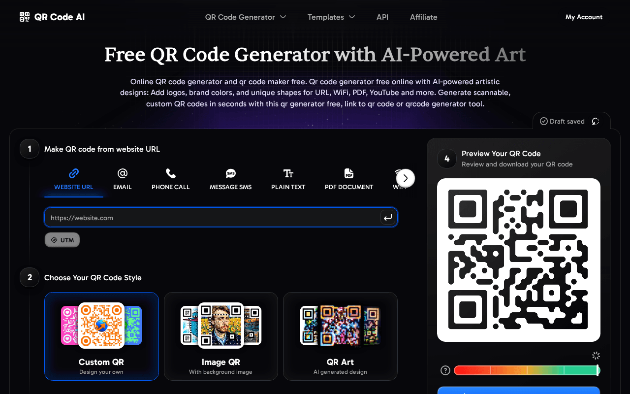 Free QR Code Generator Online · QR Maker · QR Code AI