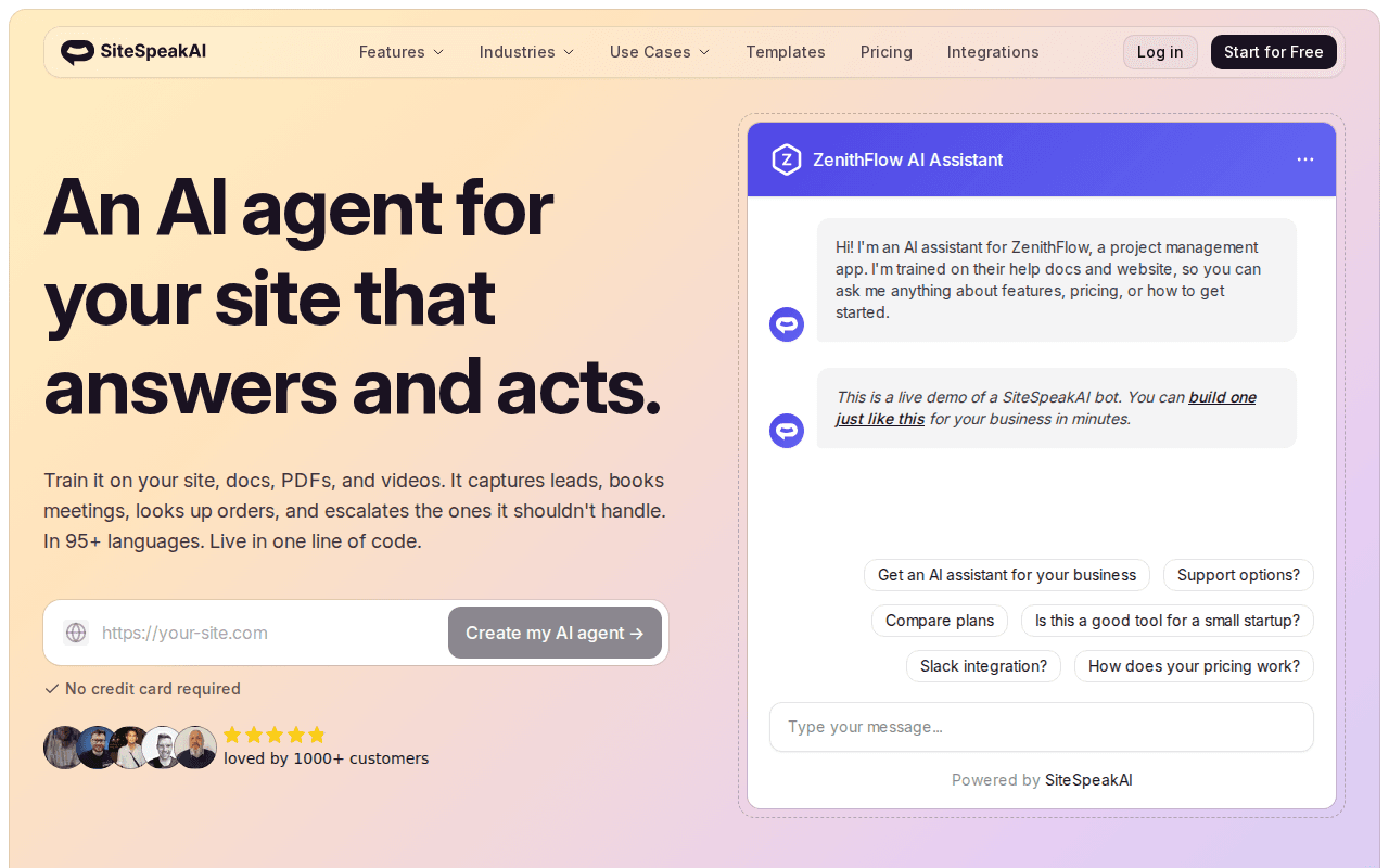 SiteSpeakAI