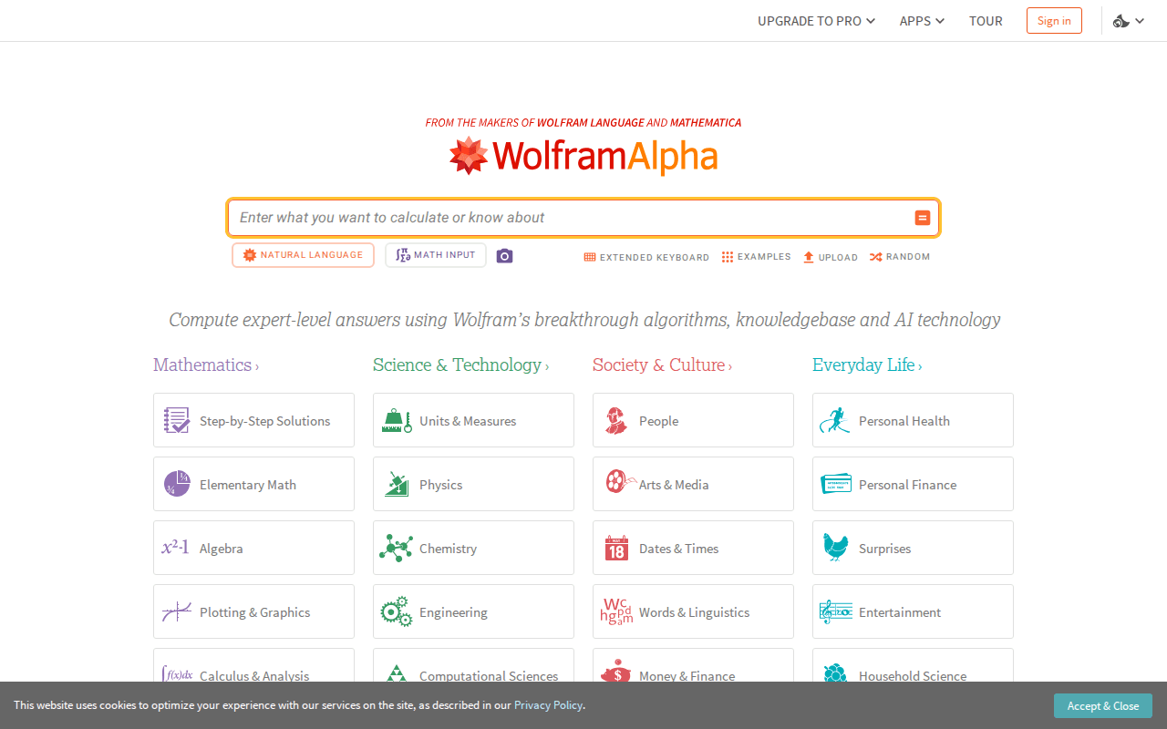Wolfram|Alpha