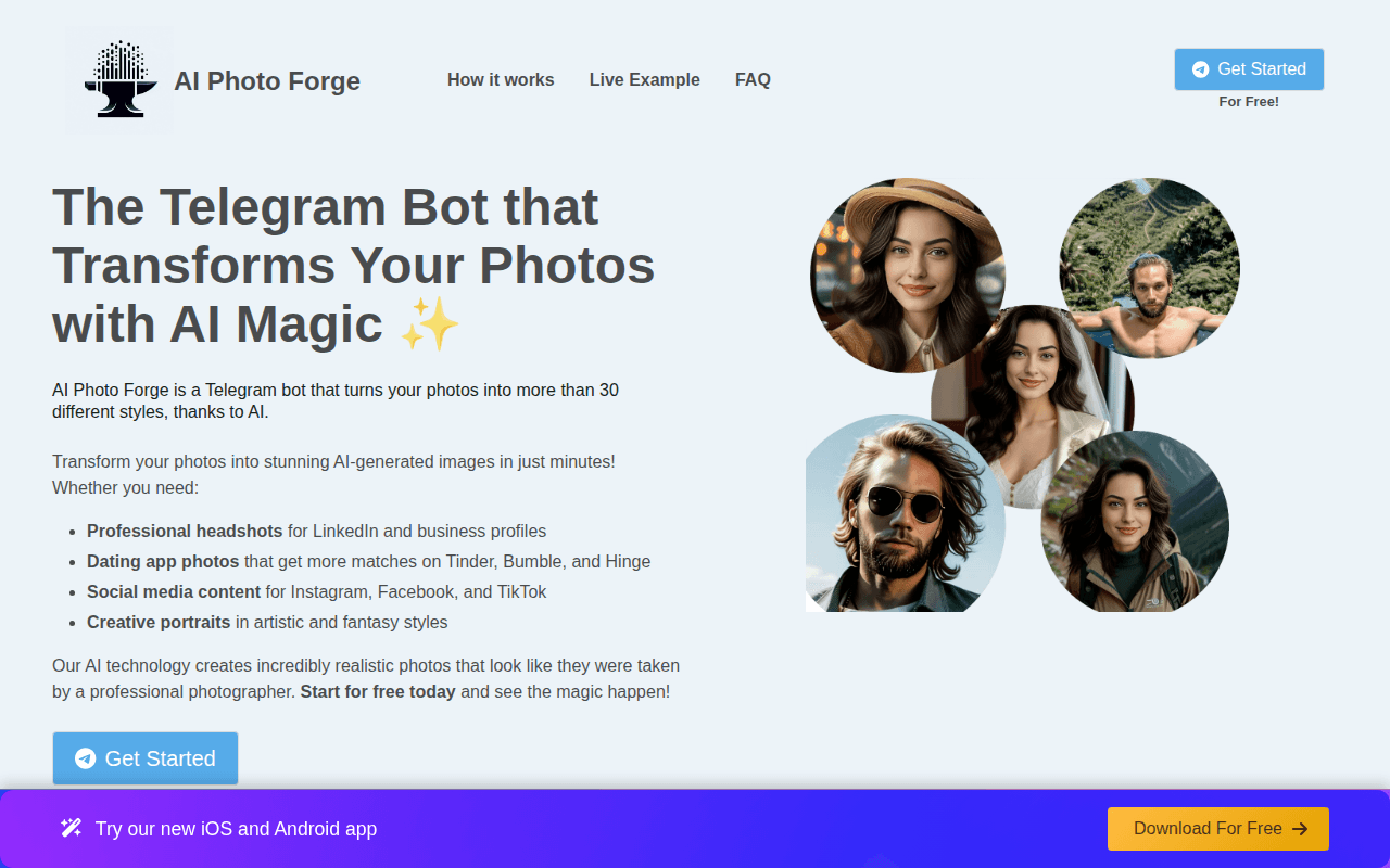 AI Photo Forge