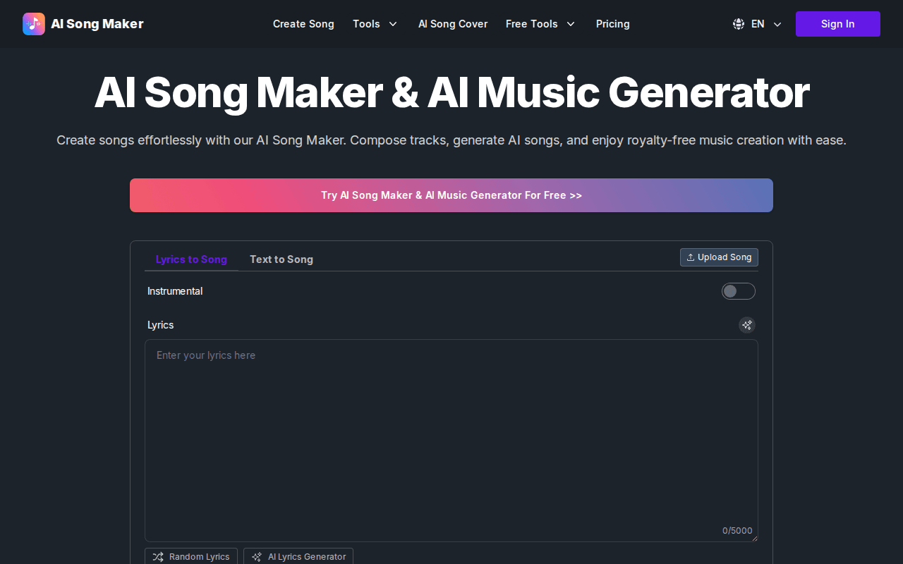 AI Song Maker