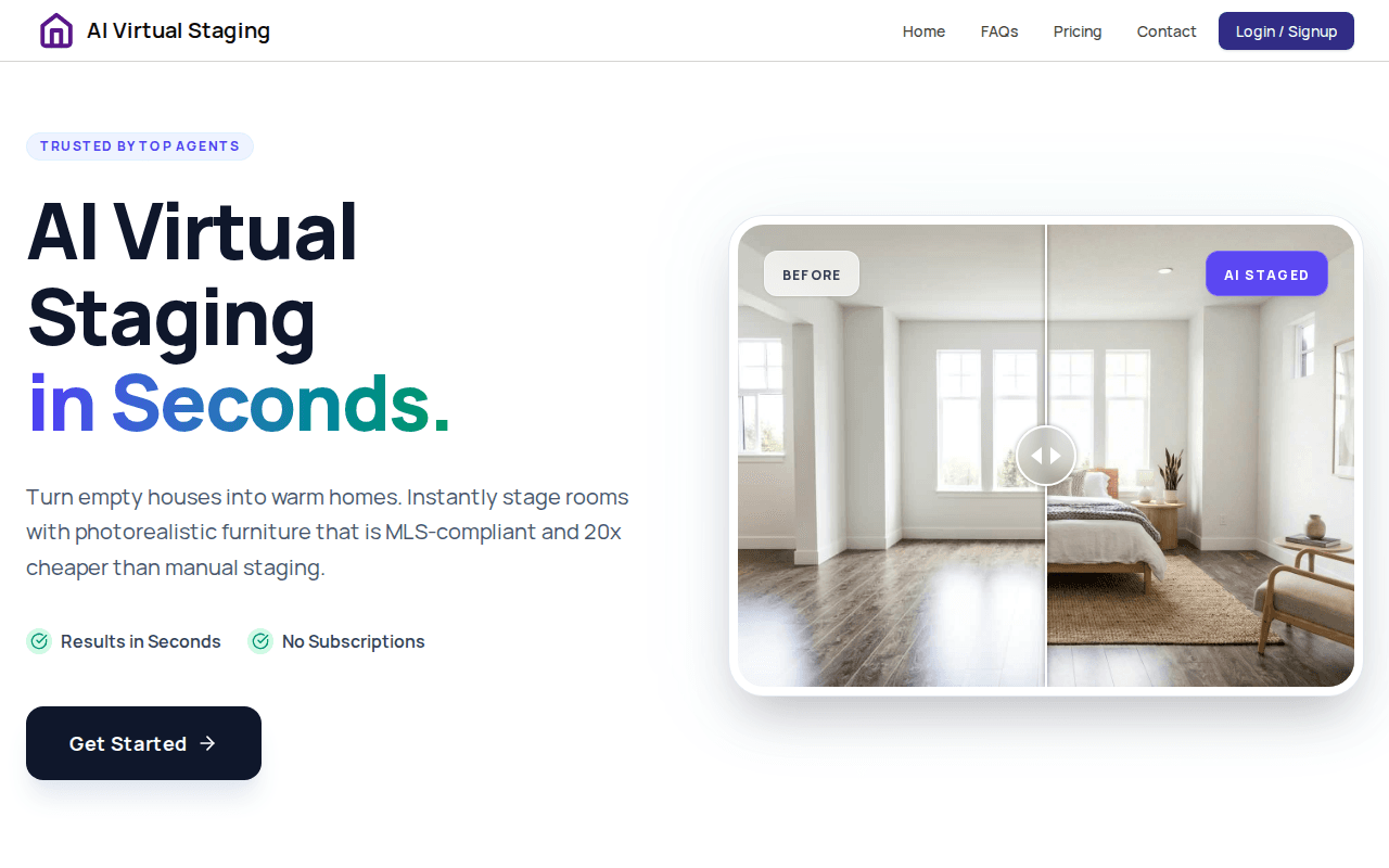 AI Virtual Staging