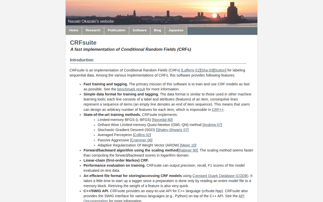CRFsuite
