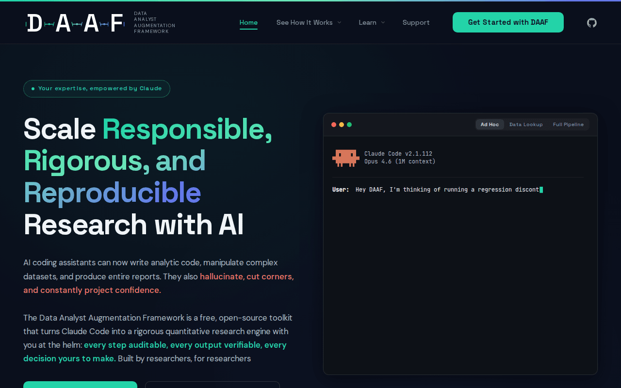 DAAF - Data Analyst Augmentation Framework