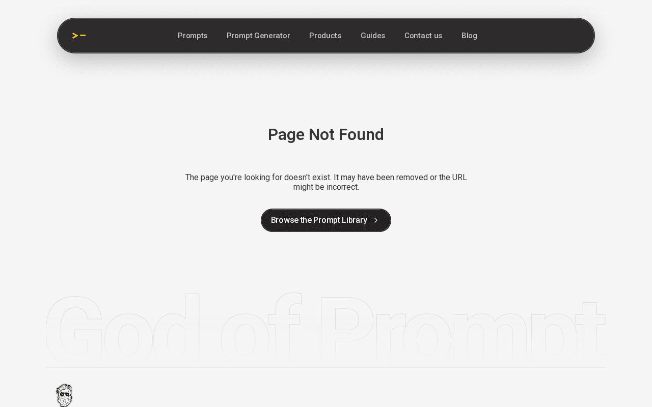 God of Prompt