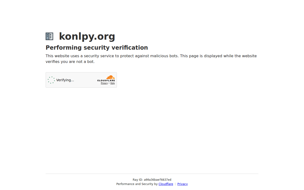 KoNLPy