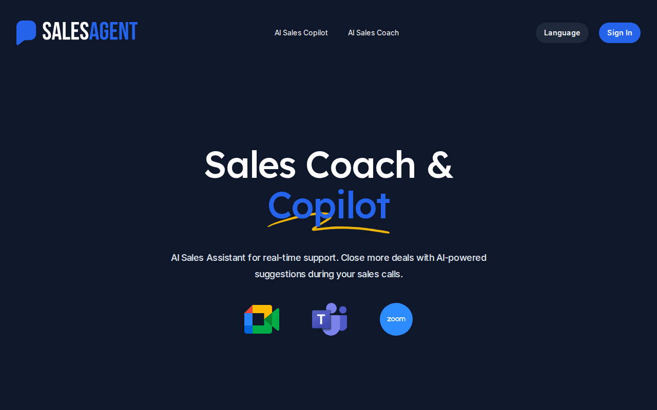 SalesAgent Chat