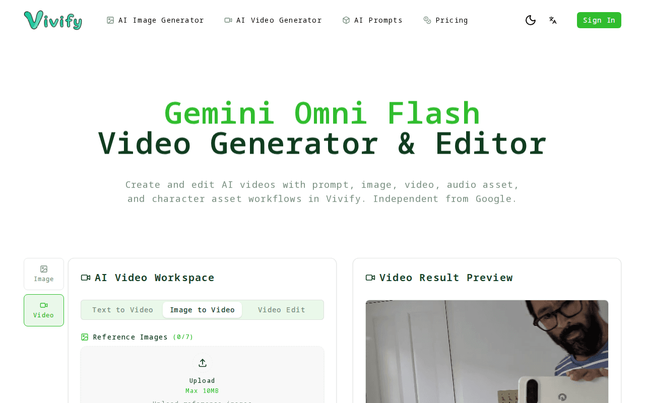 Gemini Omni Flash