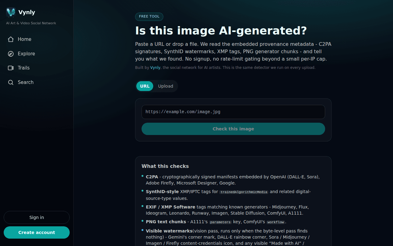 AI Image Detector